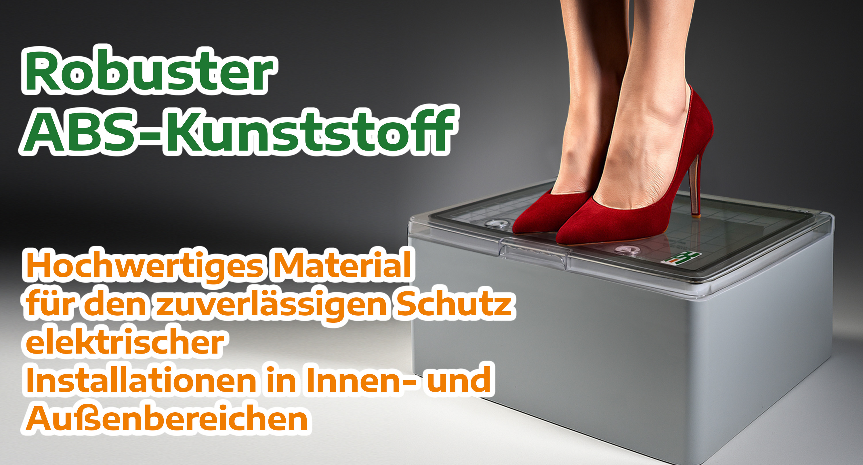 Mechanische Widerstandsfähigkeit – robustes Gehäuse