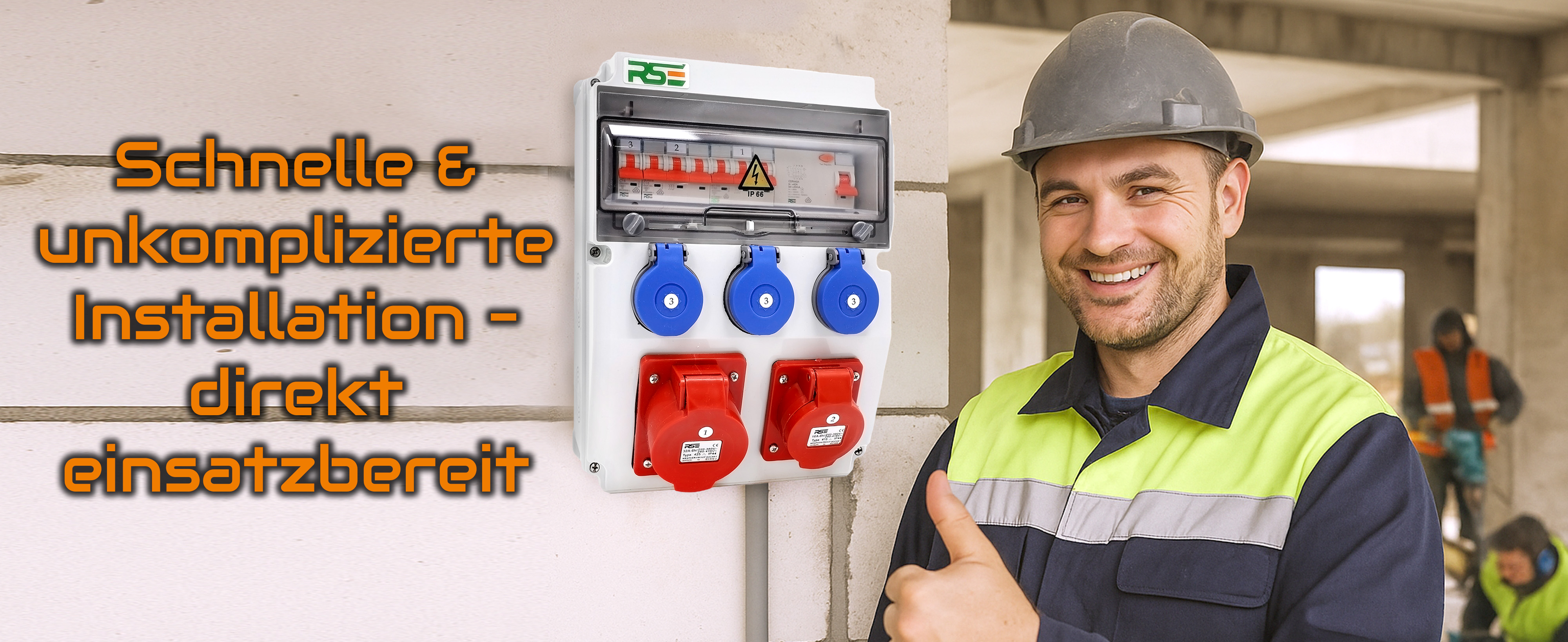 Distributore Di Corrente Da Cantiere 3x16A 2x32A CEE 4x230V - Foto 6